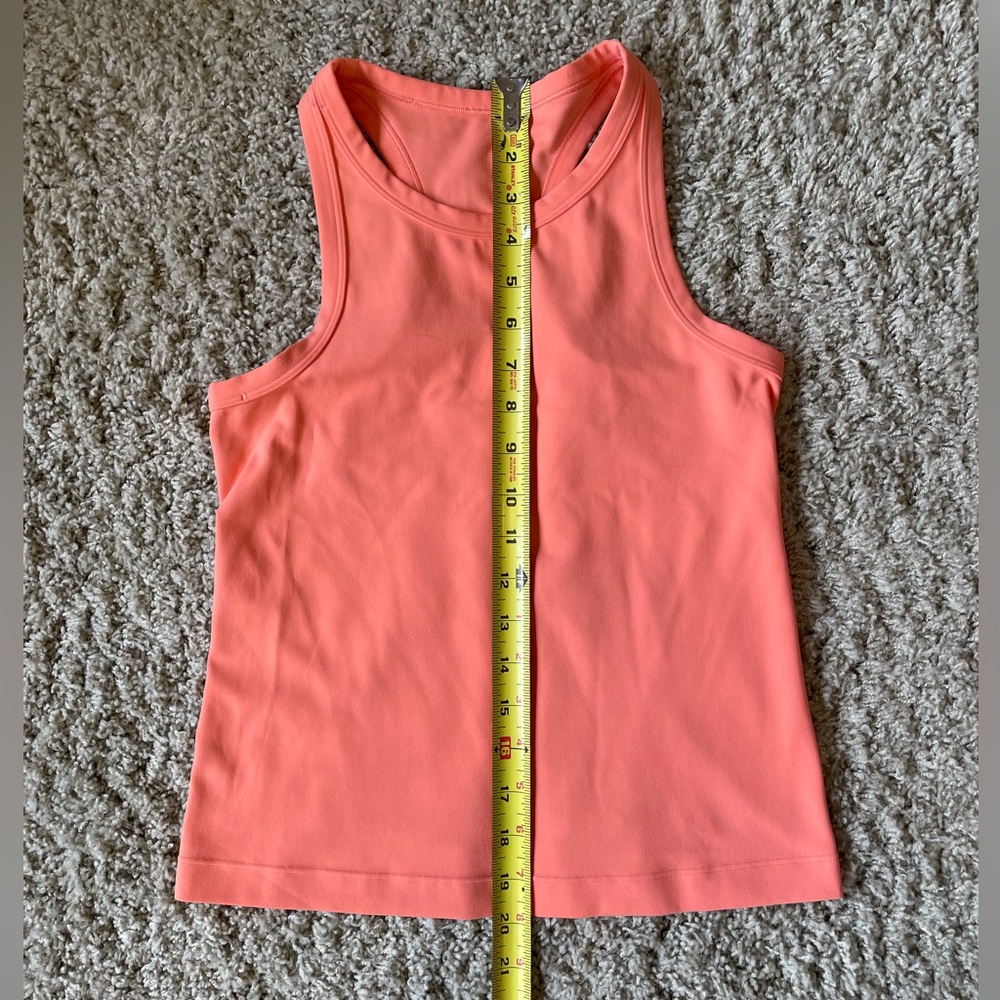 Lululemon Align Waist Length Racerback Tank Top - Sunny Coral - Picture 5 of 5